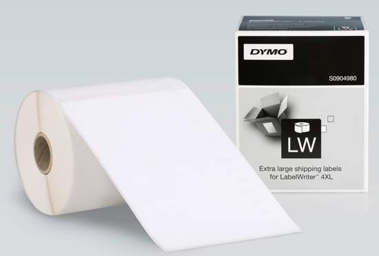 Dymo extra large shipping labels 104x159mm for LabelWriter 4XL Dymo extra large shipping labels 104x159mm for LabelWriter 4XL