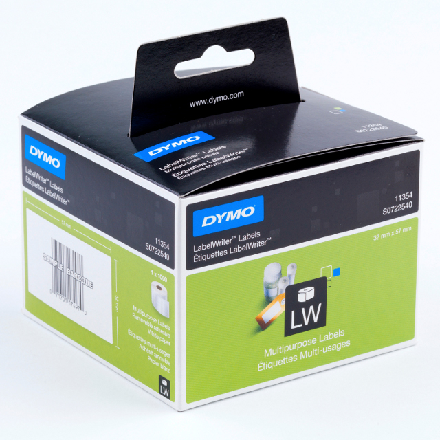 Dymo S0722540 Removable Labels 32x57 mm (11354)