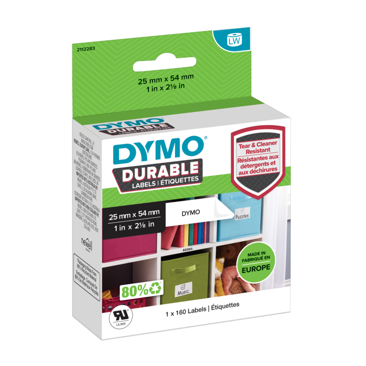 Dymo 2112283 sustainable LabelWriter labels 25x54mm