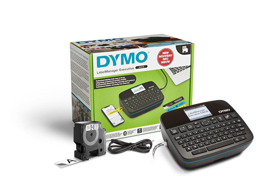 Dymo LabelManager Executive 640CB draagbaar AZERTY 24mm zwart