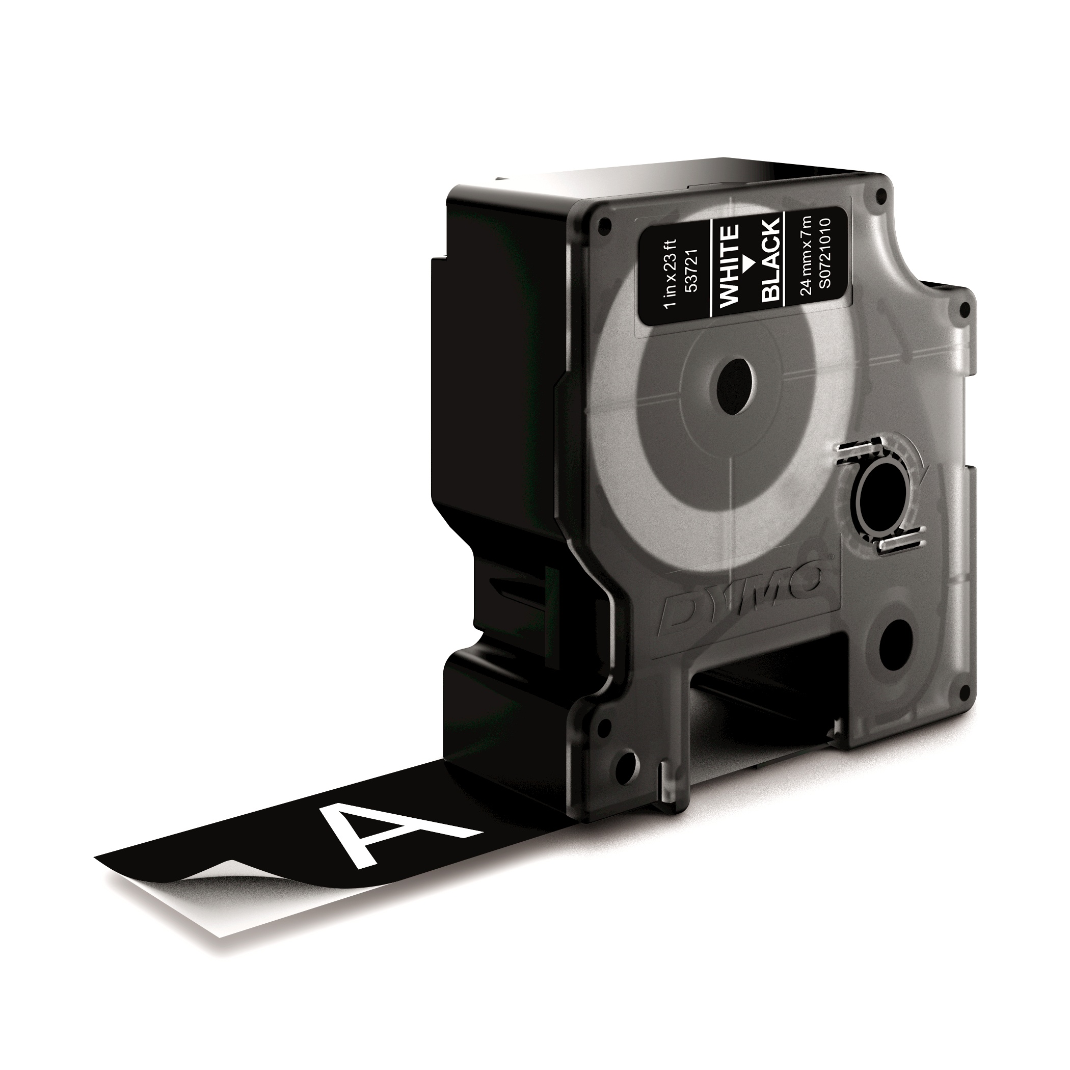Dymo D1 cassette 24mm white on black Dymo D1 cassette 24mm white on black