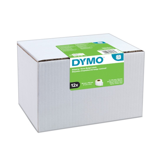 Dymo 13186 Multi Pack Shipping / Name Badge Labels 54x101mm ((2 1/8 x 4 inch)