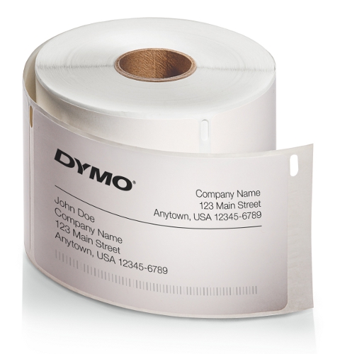 Example of a Dymo 11254 removable multi-function label Example of a Dymo 11254 removable multi-function label