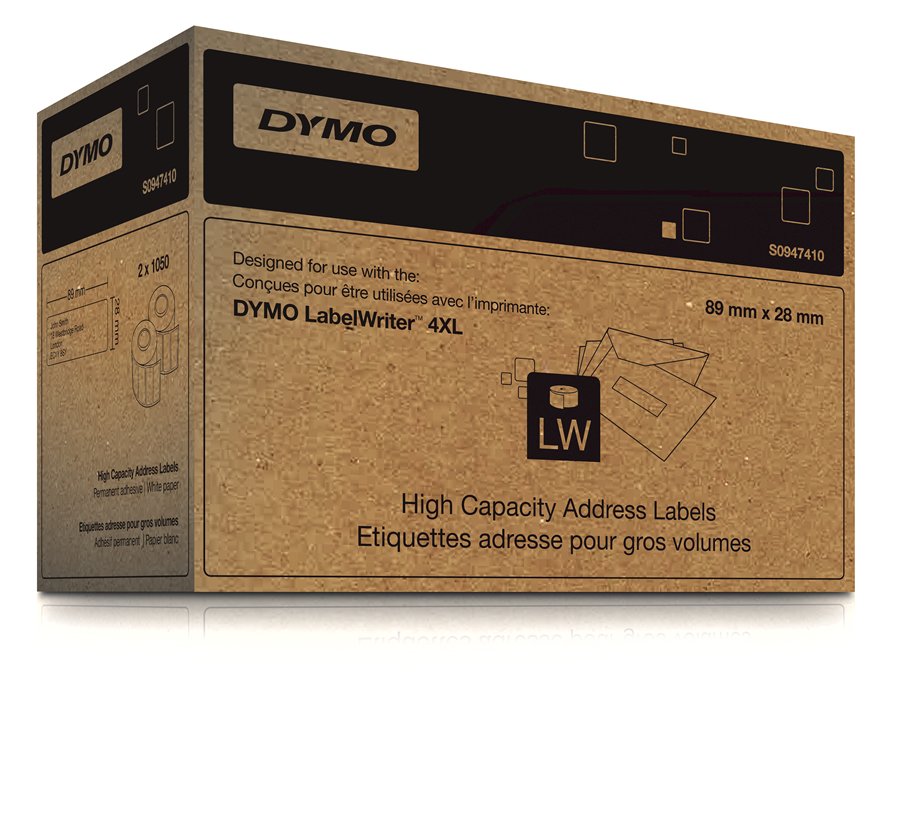Dymo address labels 28x89mm large volume for 4XL Dymo address labels 28x89mm large volume for 4XL