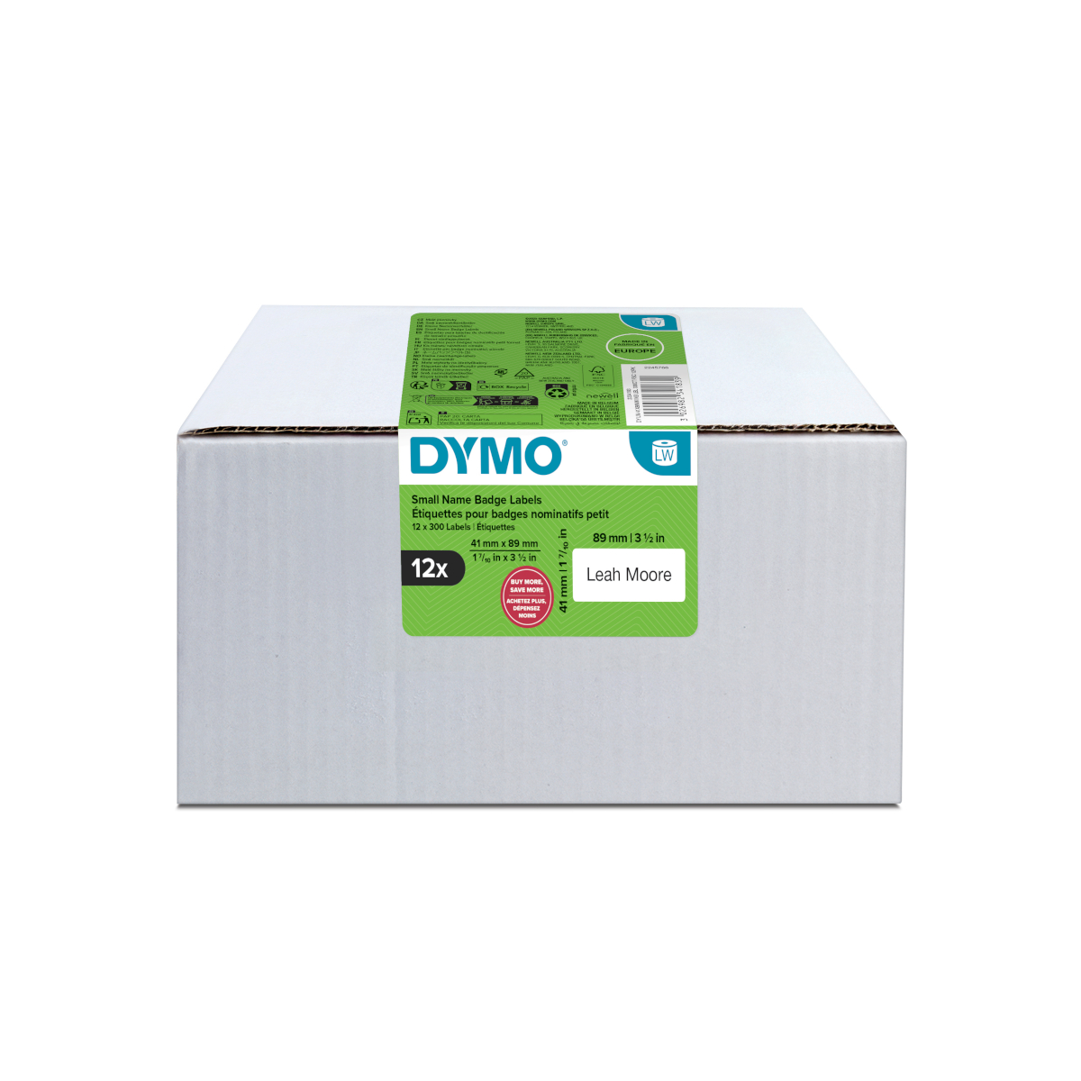 Dymo 2234183 valuepack 12x LabelWriter etiket 41 x 89mm