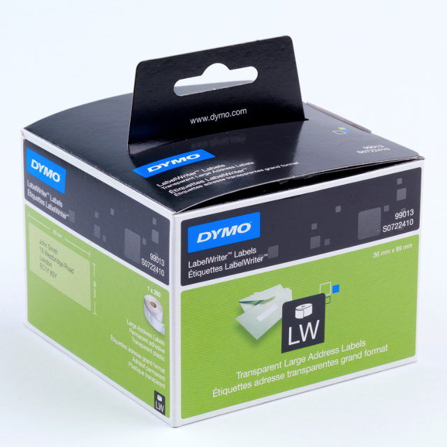 99013 Breite transparente Etiketten 99013 Breite transparente Etiketten