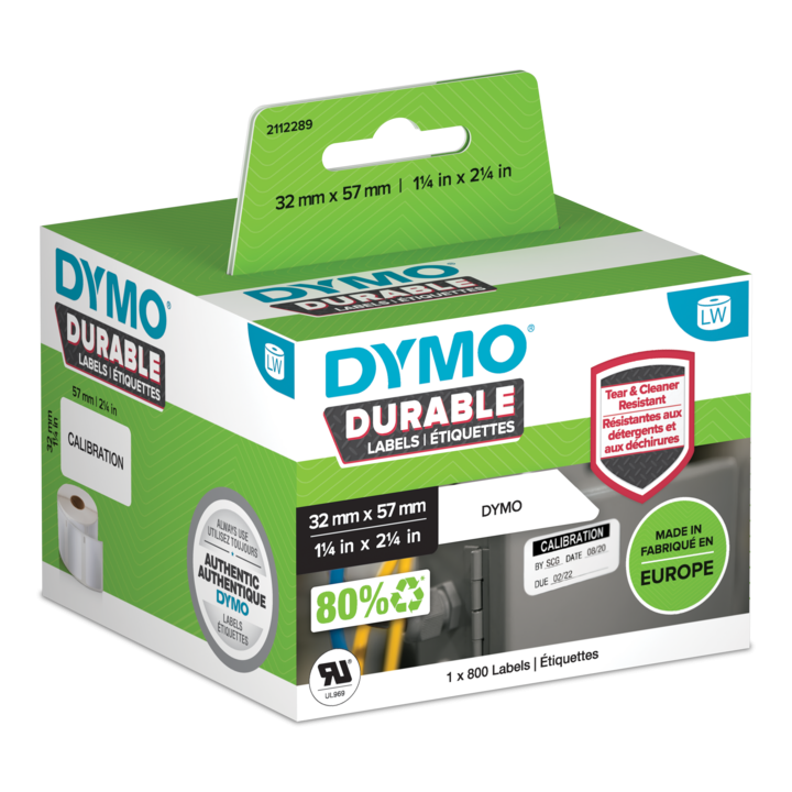 Dymo 2112289 sustainable LabelWriter labels 32x57mm