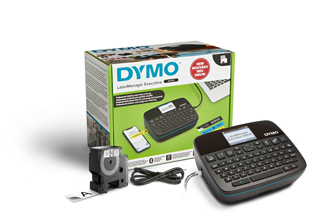 Dymo LabelManager Executive 640CB hand held QWERTY 24mm black Dymo LabelManager Executive 640CB hand held QWERTY 24mm black