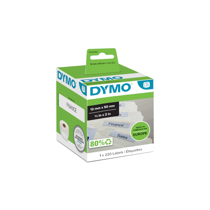Dymo S0722450 suspension file labels Dymo S0722450 suspension file labels