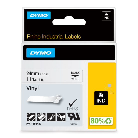 Dymo RHINO 1805430 vinyl packaging Dymo RHINO 1805430 vinyl packaging