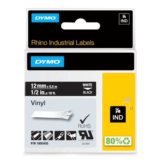 Dymo RHINO 1805435 vinyl packaging Dymo RHINO 1805435 vinyl packaging