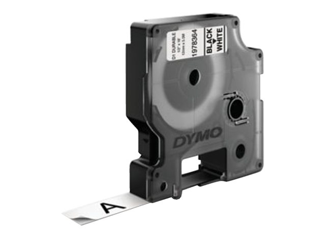 Dymo 1978364 durable D1 tape black on white 12mm Dymo 1978364 durable D1 tape black on white 12mm