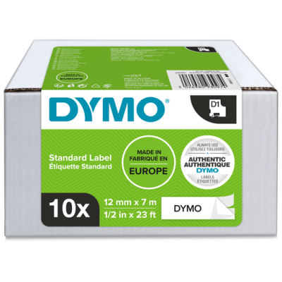 Ruban DYMO D1 19mm X 7m Noir Sur Bleu - Pour étiqueteuses LabelManager | Résistant à L'eau